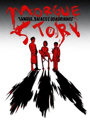 Постер: Morgue Story: Sangue, Baiacu e Quadrinhos