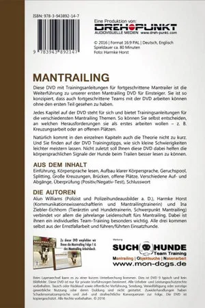 Постер: Mantrailing 2 - Immer der Nase nach