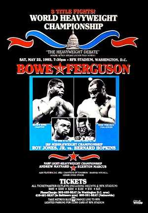 Постер: Riddick Bowe vs. Jesse Ferguson