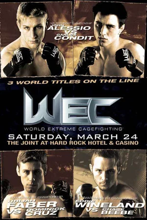 Постер: WEC 26: Condit vs. Alessio