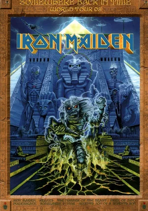 Постер: Iron Maden - Somewhere Back in Time World Tour '08, Mumbai India