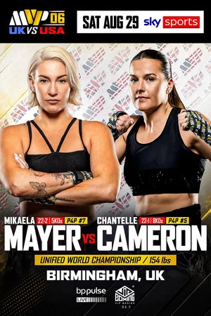 Постер: Mikaela Mayer vs. Chantelle Cameron