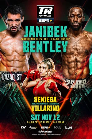 Постер: Janibek Alimkhanuly vs. Denzel Bentley