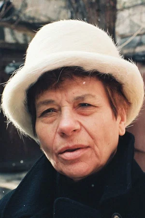 Постер: Dame met het witte hoedje