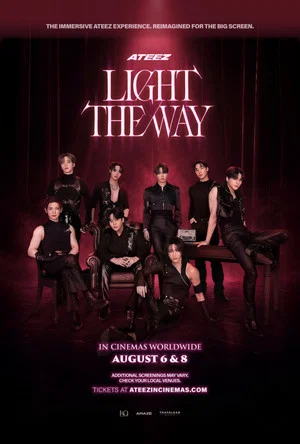 Постер: ATEEZ: LIGHT THE WAY IN CINEMAS