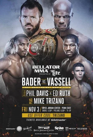 Постер: Bellator 186: Bader vs. Vassell