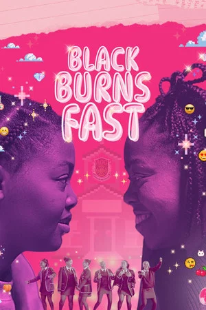 Постер: Black Burns Fast