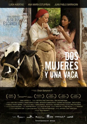 Постер: Dos mujeres y una vaca