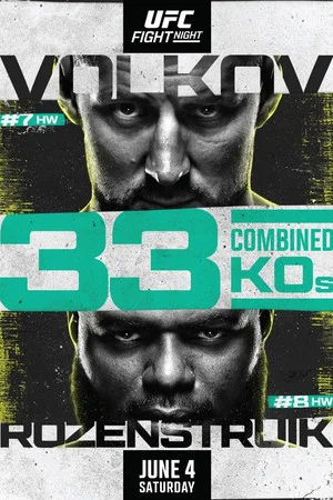 Постер: UFC Fight Night 207: Volkov vs. Rozenstruik