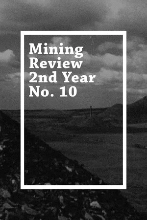 Постер: Mining Review 2nd Year No. 10