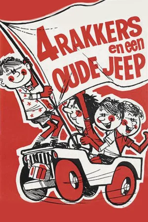 Постер: Vier Rakkers en Een Oude Jeep