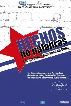 Постер: Hechos, No palabras: Los Derechos humanos em Cuba
