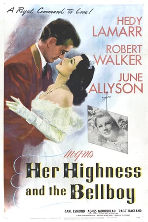 Постер: Her Highness and the Bellboy