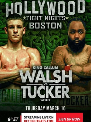 Постер: Hollywood Fight Night Walsh vs. Tucker