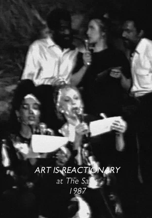 Постер: Art Is Reactionary