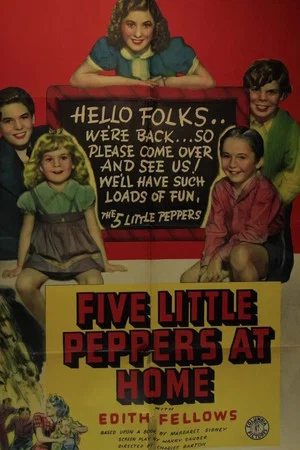 Постер: Five Little Peppers at Home