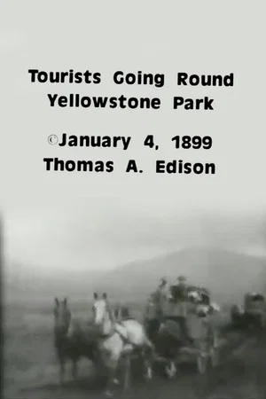 Постер: Tourists Going Round Yellowstone Park