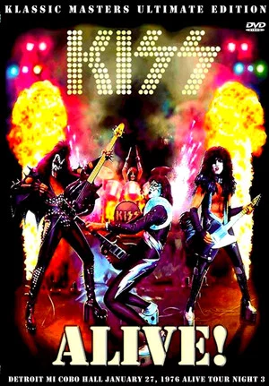 Постер: Kiss [1976] Detroit 1976
