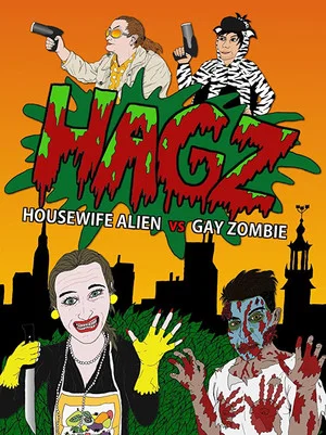 Постер: Housewife Alien vs. Gay Zombie