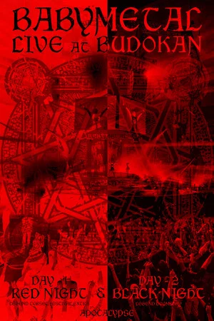 Постер: BABYMETAL - Live at Budokan ～Red Night ＆ Black Night Apocalypse～