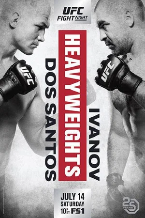 Постер: UFC Fight Night 133: dos Santos vs. Ivanov
