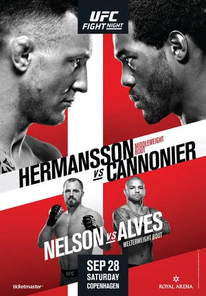 Постер: UFC Fight Night 160: Hermansson vs. Cannonier