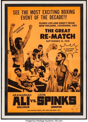 Постер: Leon Spinks vs Muhammad Ali II