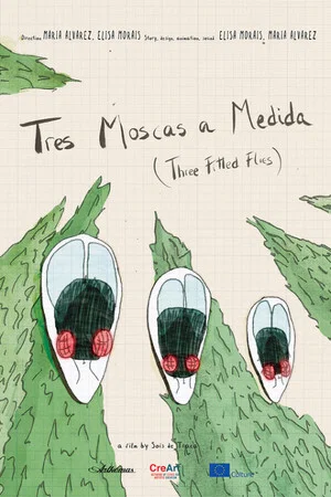 Постер: Three Fitted Flies