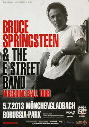 Постер: Bruce Springsteen - Mönchengladbach 2013