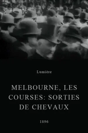 Постер: Melbourne, les courses : sorties des chevaux
