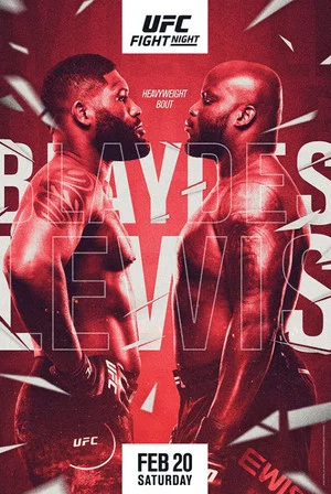 Постер: UFC Fight Night 185: Blaydes vs. Lewis