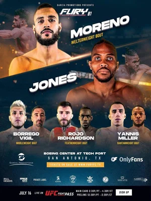 Постер: Fury FC 81: Rojo vs. Richardson