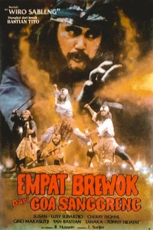 Постер: Empat Brewok dari Goa Sanggreng