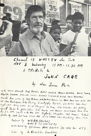 Постер: A Tribute to John Cage