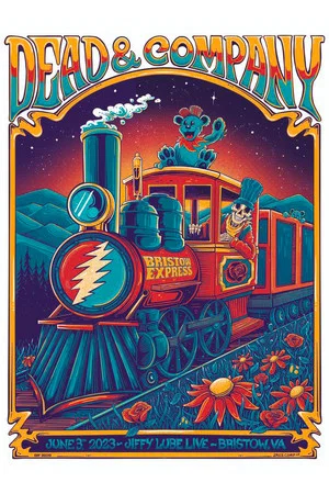 Постер: Dead & Company:2023-06-03 Jiffy Lube Live, Bristow, VA, USA