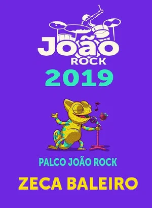 Постер: Zeca Baleiro - João Rock 2019