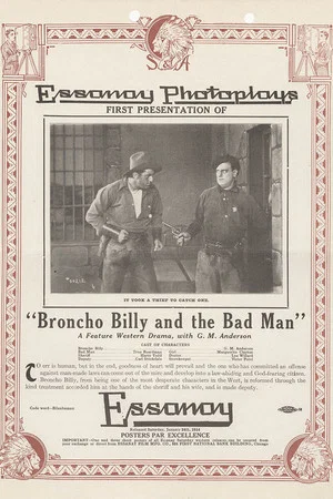 Постер: Broncho Billy and the Bad Man
