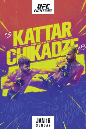 Постер: UFC on ESPN 32: Kattar vs. Chikadze