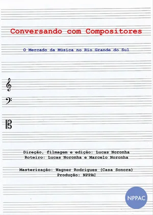 Постер: Conversando com Compositores: O Mercado da Música no Rio Grande do Sul