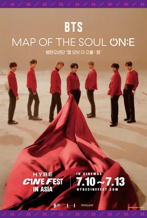 Постер: BTS MAP OF THE SOUL ON:E DVD