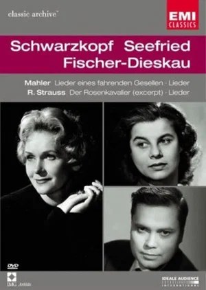 Постер: Schwarzkopf*, Seefried*, Fischer-Dieskau* – Mahler . R. Strauss