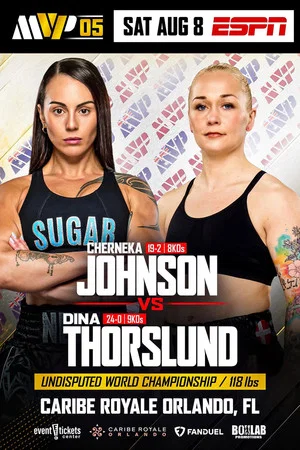 Постер: Cherneka Johnson vs. Dina Thorslund