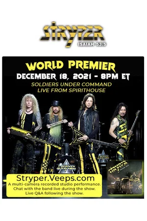 Постер: Stryper - Soldiers from the Underground Live Stream
