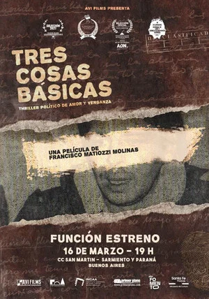 Постер: Tres cosas básicas