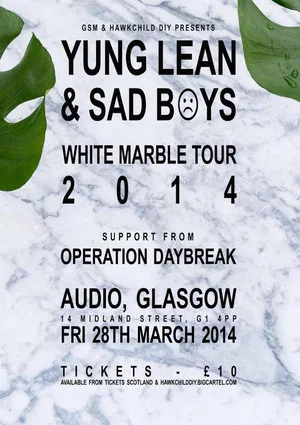 Постер: Sadboys: White Marble Tour 2014