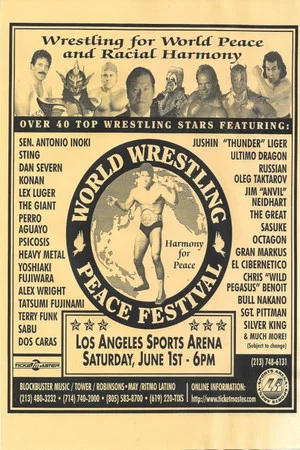 Постер: World Wrestling Peace Festival