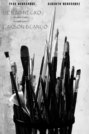Постер: LIENZO NEGRO CARBÓN BLANCO