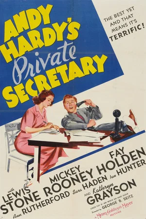 Постер: Andy Hardy's Private Secretary
