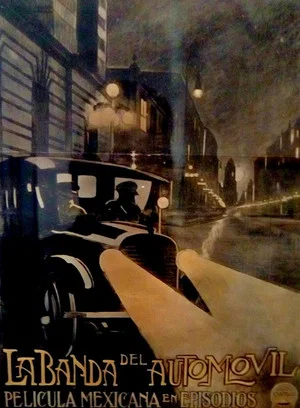 Постер: La banda del automóvil o la dama enlutada