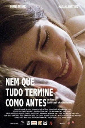 Постер: Nem Que Tudo Termine Como Antes